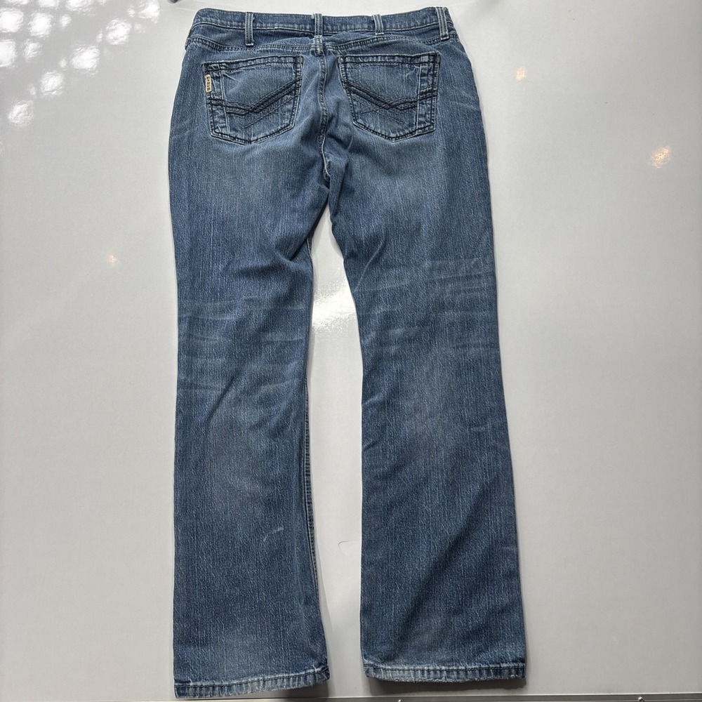 Cinch Ian Blue Jeans Thick Stitch Size 36x30 Western Rodeo Stretch Cowboy